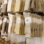 2025 winter lace silhouettes ugg socks