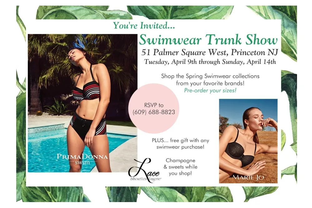 Prima Donna & Marie Jo Swimwear Trunk Show – Tuesday, April 9th to Sunday, April 14th