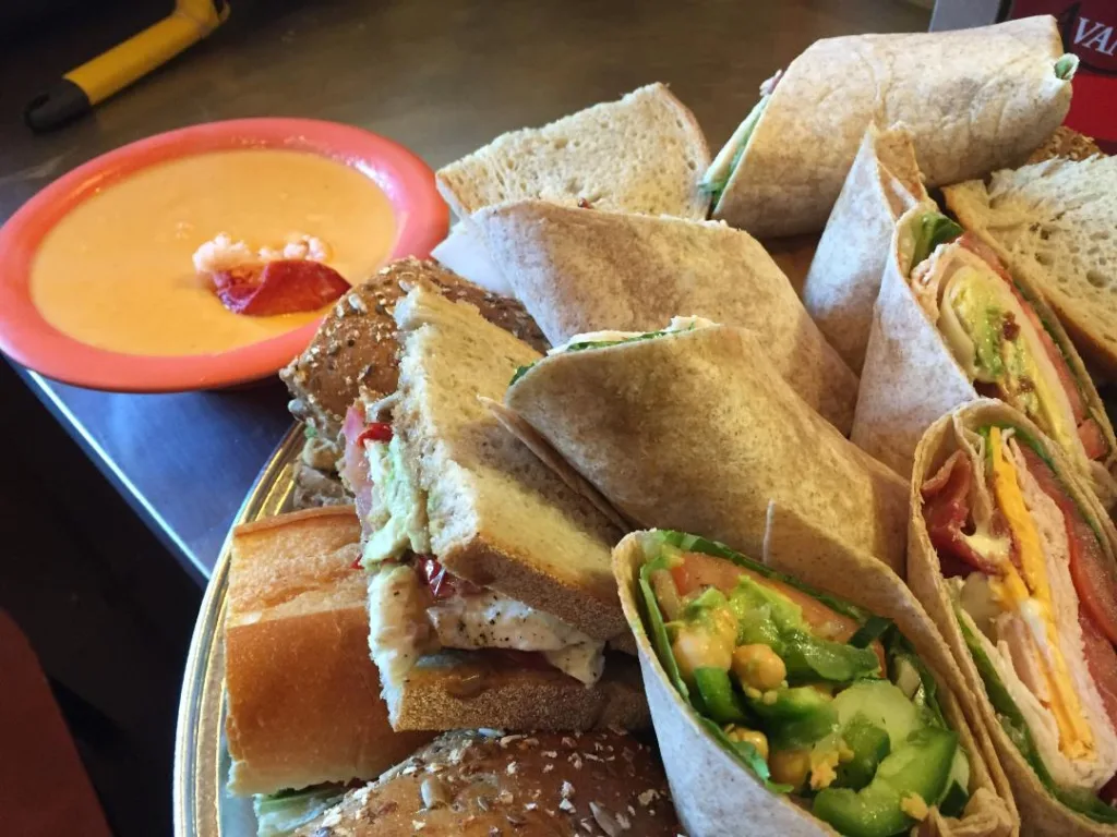 princeton soup and sandwich wraps