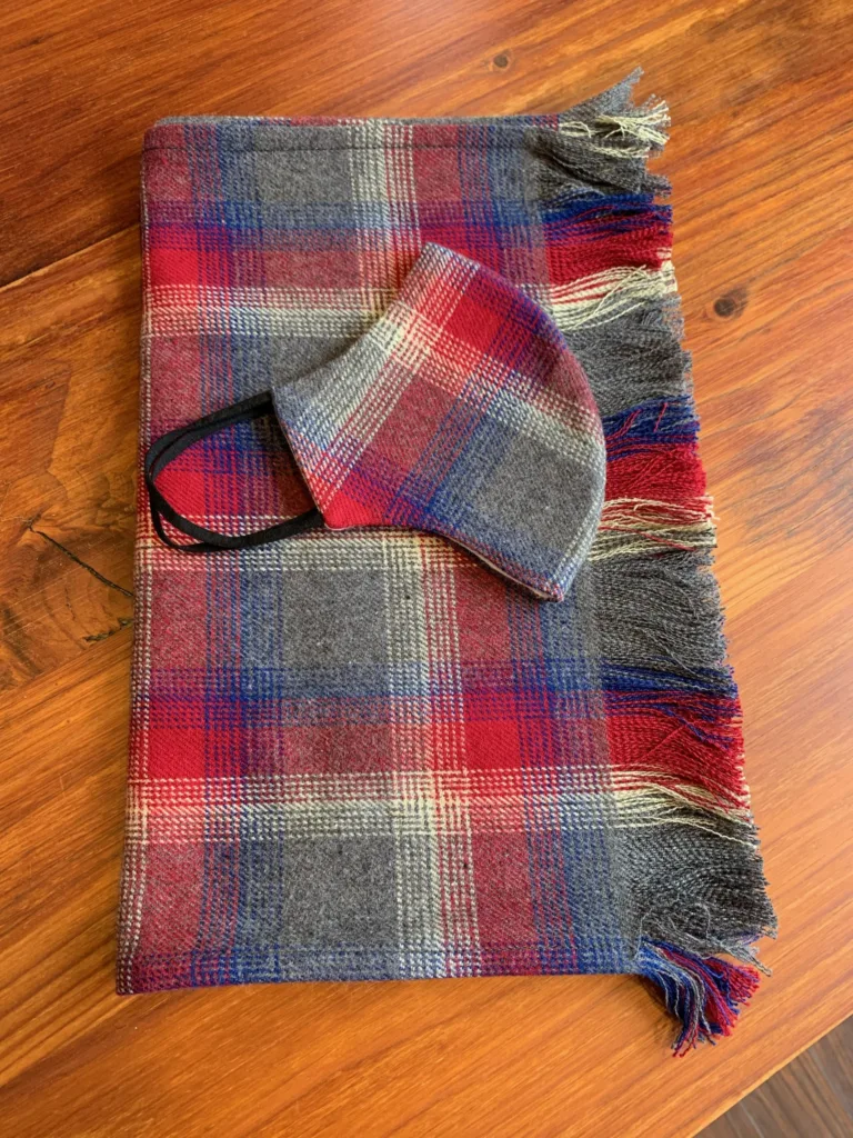scarf and mask
