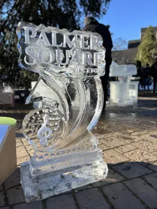 palmer square ice sculpture dueling pianos on ice march2024