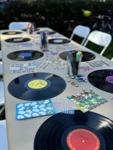 music fest 2024 10/6 vinyl record decorating 