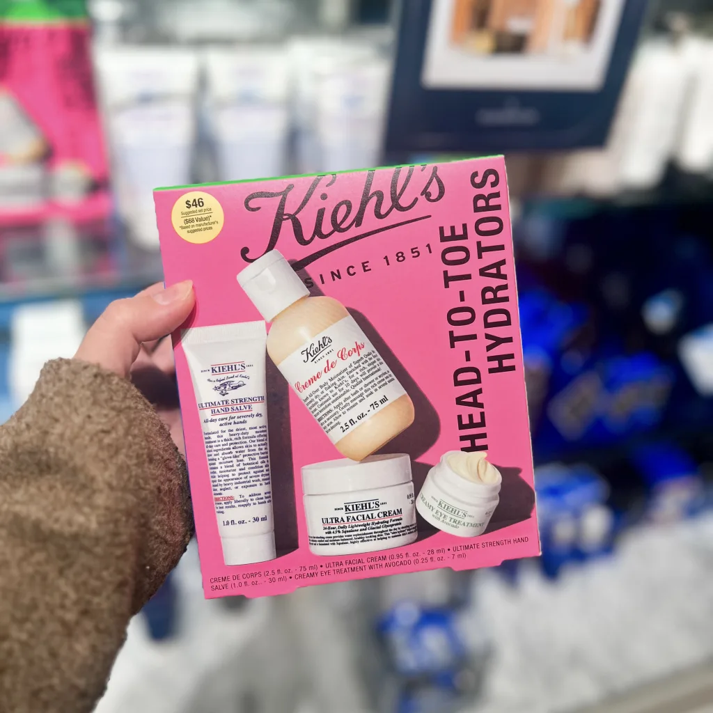 kiehls bluemercury gift set