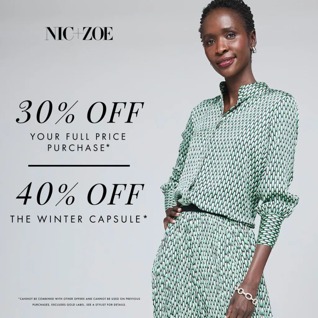 nic+zoe sale 12/12