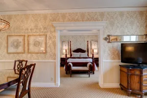 The Dolley Madison suite at The Nassau Inn - a hotel near Grounds for Sculpture in NJ