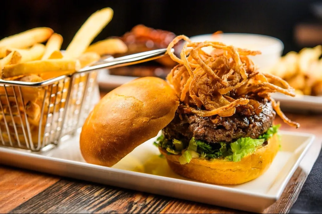 The best burger in NJ at Yankee Doodle Tap Room in Princeton