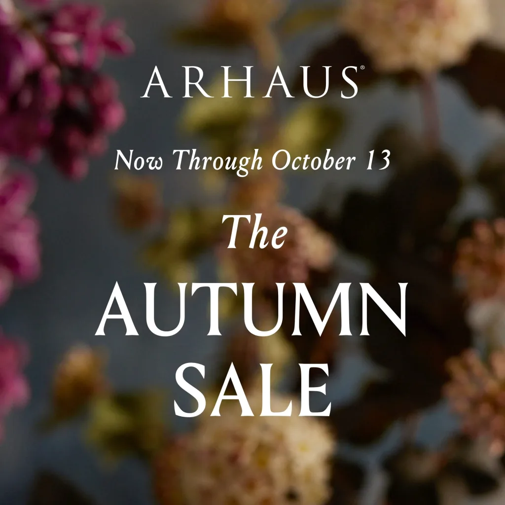 arhaus the autumn sale
