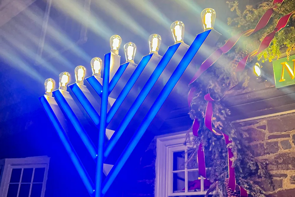 menorah lighting 2024