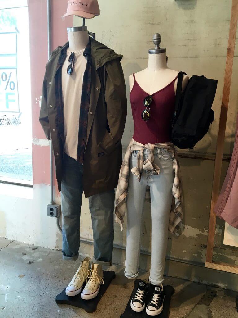 mannequins at Urban Outfitters