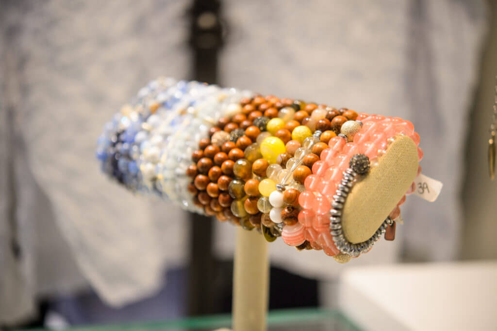 displayed bracelets