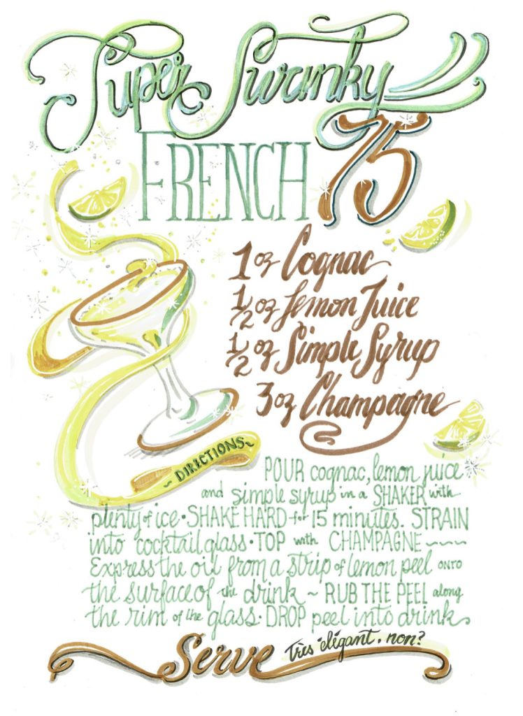 Super Swanky French 75 recipe