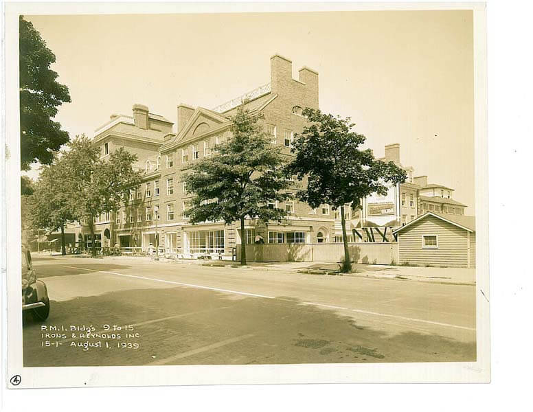 Nassau street view of historical Palmer Square