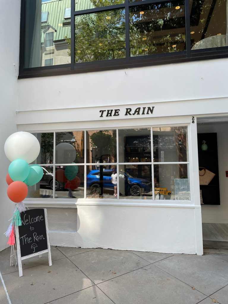 store front called The Rain