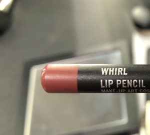 lip liner in the color whirl