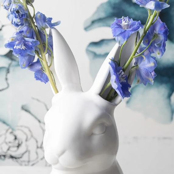 maman flower bunny vase